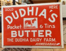 Enamel sign 