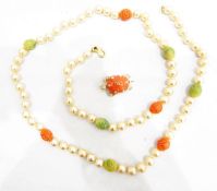 Costume jewellery brooch by Kenneth Jay Lane modelled as a tortoise, with orange body,