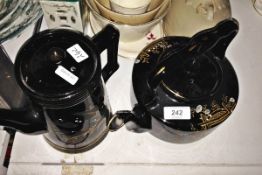 Quantity of Grimswade dinner plates, lidded tureen, serving platters, stone hot water bottle,