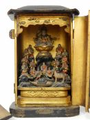Japanese lacquer shrine,