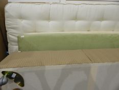 'Vispring' double divan base fitted with drawers,