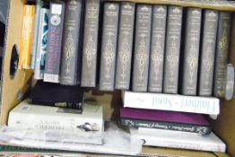 Assorted books including 