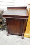 Early 20th century mahogany Davenport desk,