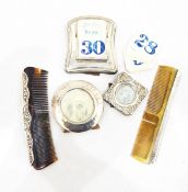 Perpetual calendar in silver frame, Birmingham 1923,