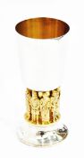 Limited edition commemorative parcel-gilt silver goblet to commemorate the 9th centenary of