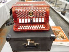 Paulo Sopranie piano accordion, in case,