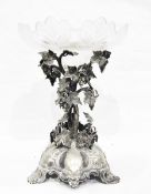 Victorian silver-plated centrepiece,