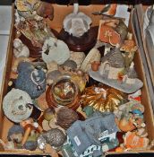 Large quantity of white ceramic china including butter dishes, candlesticks, plates,