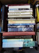 Quantity of books relating to art including Haak 