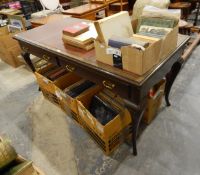 Mahogany writing table,