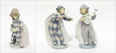 Lladro figure of a violin player,