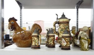 Large ceramic chicken,