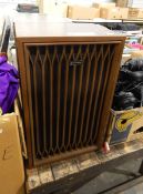 Pair of Kenwood speakers, headphones, Pioneer music centre, etc.