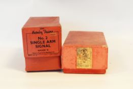 Hornby '0' gauge tinplate No.1 level crossing (boxed), Hornby '0' gauge No.