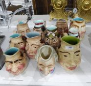 Quantity of character jugs (11)