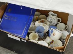 Large quantity of commemorative ceramics ,