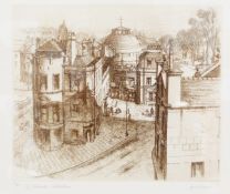 Harold Sayer (20th century) Etching 