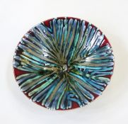 Poole Delphis pottery bowl, pattern no.