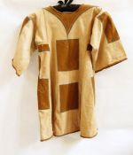 1920's beaded gown, the front panel cut away,