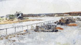 Harley Crossley Two oils on board 