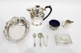 Silver plated hot water jug,