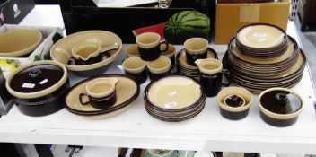 Wedgwood 'Monterey' part dinner service including dinner plates, side plates, cups, saucers,
