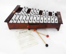 Hohner Granton glockenspiel and a Murphy medium and long-wave radio (2)