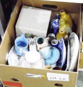 Various paraffin lamps,