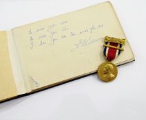 Two silver and enamel fobs of cycling interest for the 'Imperial Wheelers Cycling Club' awarded to