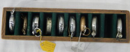 Hamilton Watch Company WWII navigational GCT military pocket watch, the back inscribed indistinctly,