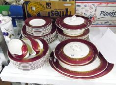 Myott, Son & Co Ltd part dinner service, Elizabeth II crowning June 2nd 1953, pattern no.