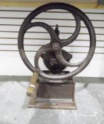 A large French coffee grinder by Framont,