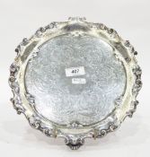 Victorian silver salver by Walter & John Barnard, London 1878,