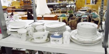 Royal Doulton 'Pastorale' part dinner service including dinner plates, side plates, serving dishes,