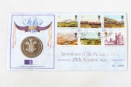 Quantity of GB coin covers, unaddressed and in good mint condition, £5 to 50p