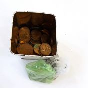 Quantity of assorted, mainly pre-decimal, British coinage including £2 and pre-1947 silver examples
