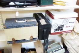 Romanslide 300D 6/6 35mm slide projector, an Elmo 3000SL macro and a Duo 300 8mm sound projector (3)