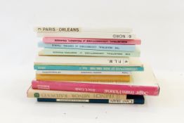 Quantity of books on railways including:- Davies, W J K 