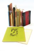 Quantity of Private Press books with wood engravings including:- Sisson, Marjorie 