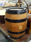 Sherry barrel and a Singer sewing machine