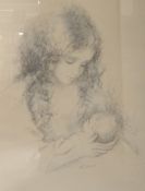 20th century school Coloured lithograph 