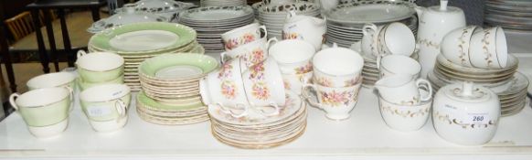 Royal Worcester coffee service 'Verona', a Colclough bone china part tea service,