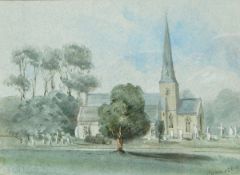 19th century school Watercolour drawing 