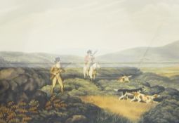 Pair of framed prints after Edward Orme, 