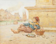 Antonio Paoletti Giovanni (1834-1912) Watercolour drawing 