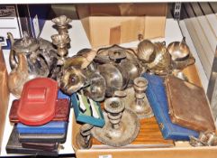 Silver plated hot water jug of urn design, with wooden handle, another similar,