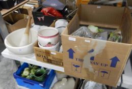 Various assorted ceramics and glass including Coalport 'Robert Burns Cottage',