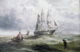 J Edwards (late 19th/early 20th century school) Oil on canvas 