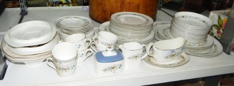 Royal Doulton 'Pastorale' part dinner service including dinner plates, side plates, serving dishes,