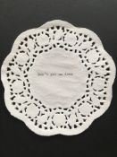 UTA BALDAUF Unentitled 2D word and paper